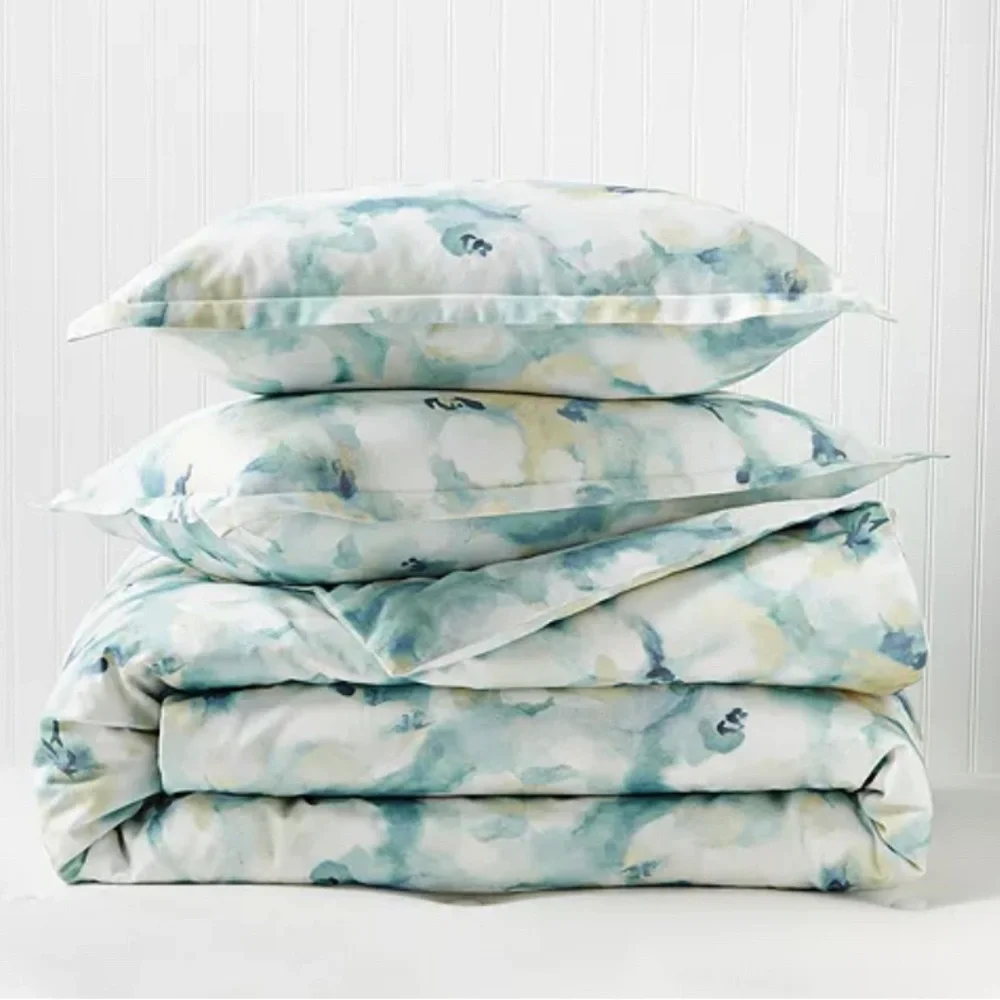 Sky Freya Inky Floral Duvet Cover Set Full/Queen